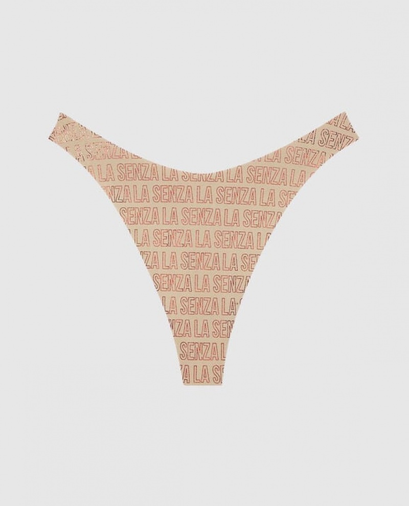 Ropa Interior La Senza High Leg Tanga Panty Mujer Foiled LaSenza Rosetan | YaeQKcGK